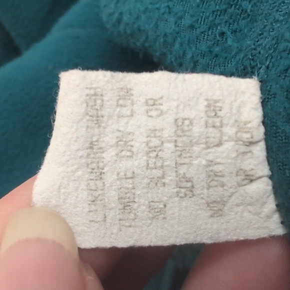 Vintage REI Polartec Teal Fleece Button Down Shirt size XL Perfect For Layering - Picture 6 of 7